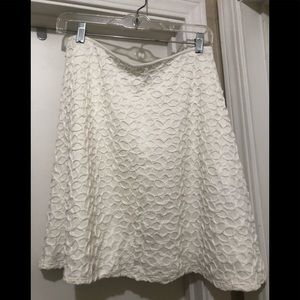 Max Edition White Mini Aline skirt